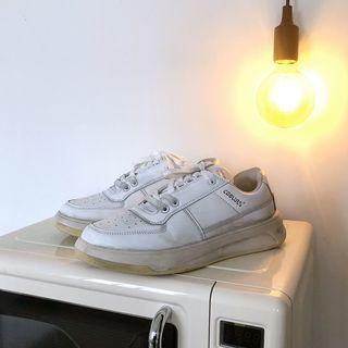 Retro Faux Leather Sneakers