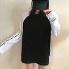 Loose-fit Raglan T-shirt As Shown In Figure - One Size