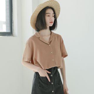 Short-sleeve Shirt Caramel - One Size
