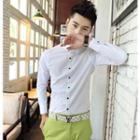 Polka Dot Long-sleeve Shirt
