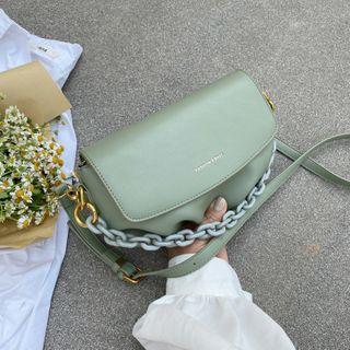 Flap Half Moon Crossbody Bag
