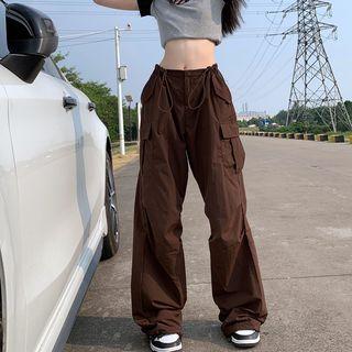 Mid Rise Baggy Cargo Pants
