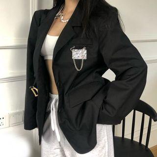 Zebra Applique Blazer