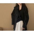 [dearest] Epaulet Trench Coat With Belt One Size