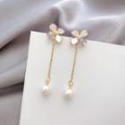 Faux Pearl Drop Earring E2314 - Tassel - One Size