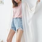 Puff Long-sleeve Sheer Jacket