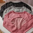Long-sleeve Button-up Shrug