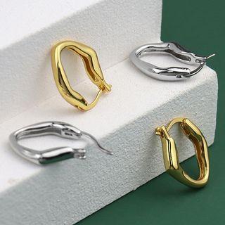 Irregular U Shape Alloy Earring