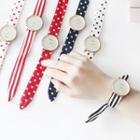 Printed Scarf Band Watch