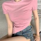 Irregular Slim-fit T-shirt