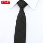 Pre-tied Neck Tie (5cm) Stj47 - One Size