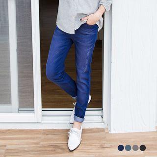 Worn-out Brushed Pants