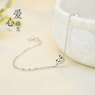 Heart 925 Sterling Silver Bracelet