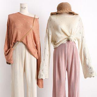 Lightweight Loose-fit Knit Top