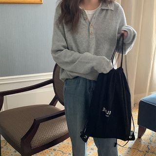 Henley Collared Sweater