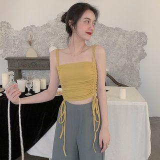 Drawstring Camisole Top / Wide-leg Pants