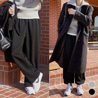Drawcord Wide Jogger Pants