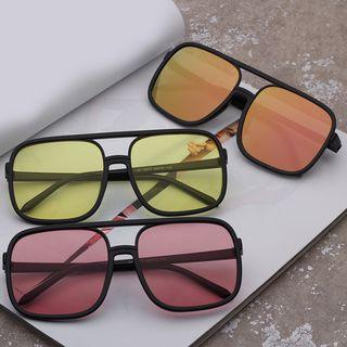 Oversized Double-bridge Sunglasses