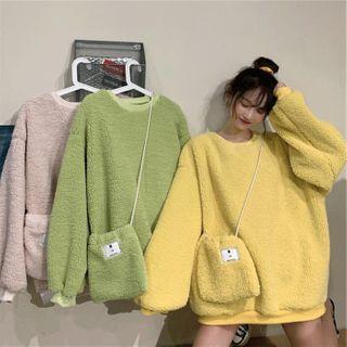 Fleece Sweatshirt / Crossbody Bag / Camisole Top / Set