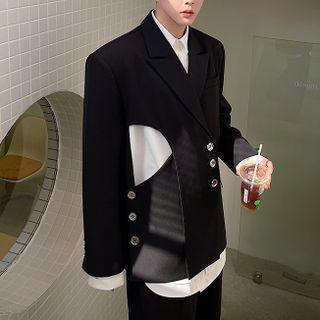 Asymmetrical Cutout Blazer