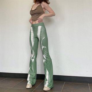 Print Flared Pants