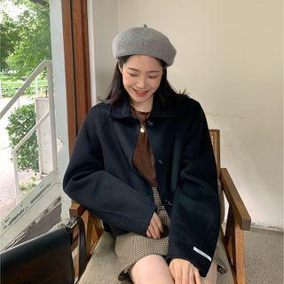 Handmade Collared Woolen Jacket