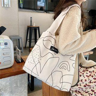Geometric Print Tote Bag