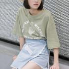 Cactus Printed Short-sleeve T-shirt