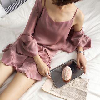 Set: Camisole Top + Shorts + Jacket
