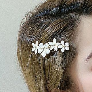 Alloy Flower Hair Clip 01 - Flower - One Size