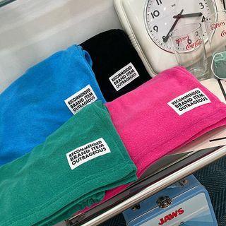 Vivid Tag-patched Terry Shorts