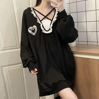 Mini Sweatshirt Dress / Drawstring Camisole Top (various Designs)