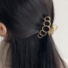 Alloy Hoop Hair Claw Clip Gold - One Size