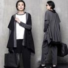 Two-tone Cape Cardigan