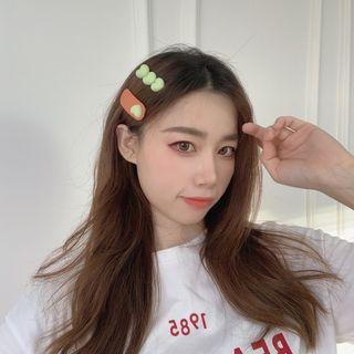 Set Of 2: Heart Resin Hair Clip (various Designs)