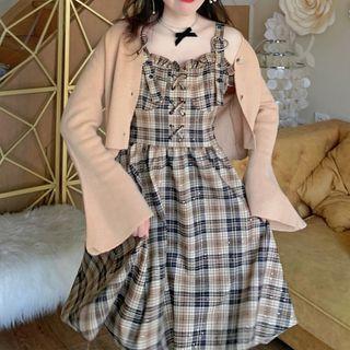 Bell Sleeve Cardigan Camel Almond - One Size
