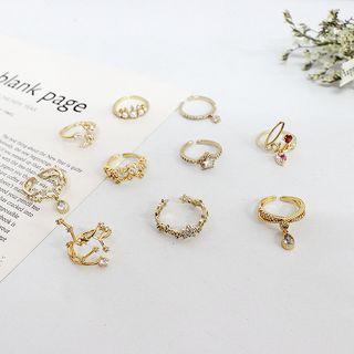 Cz Open Ring (various Designs)