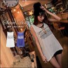 Lettering Tank Dress