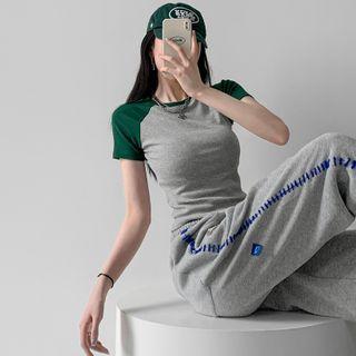 Skinny Raglan T-shirt In 5 Colors