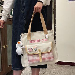 Lettering Tote Bag / Brooch / Charm / Set