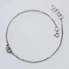 925 Sterling Silver Anklet S925 Silver - Ankle - Silver - One Size