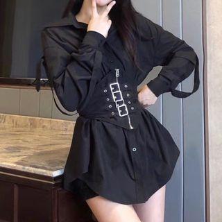 Plain Shirt / Waist Belt
