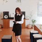Color-block Tie-waist Dress