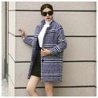 Single-breasted Houndstooth Coat