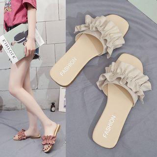 Ruffle Mules