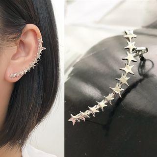 Alloy Star Earring As Shown In Figure - One Size