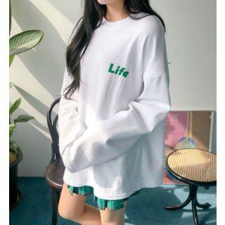 Life Printed Loose-fit T-shirt
