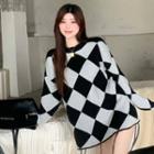 Pattern Sweater Black & White - One Size