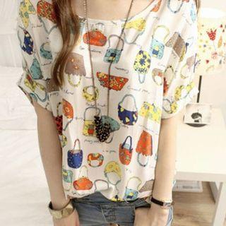 Handbag Print Short-sleeve T-shirt