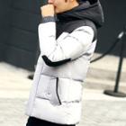 Color Panel Down Jacket